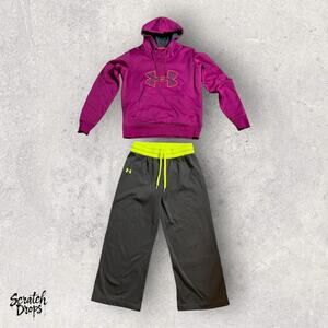 Women's Activewear Bundle Size Med Hoodie Pants Gym Workout Yoga Comfortable Set